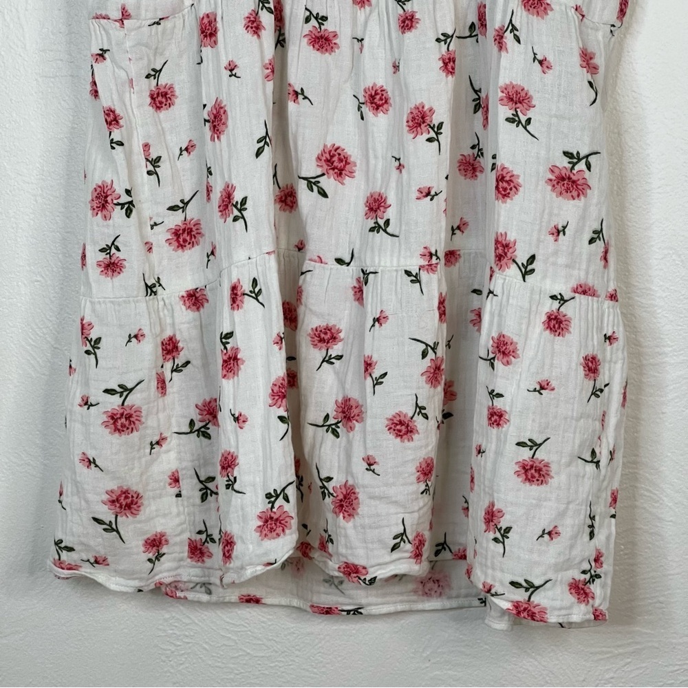 Show Me Your Mumu Marisa Floral Print Mini Dress Lightweight Cotton Size S Small - Picture 14 of 14
